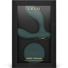 LELO Hugo 2 Massaggiatore con telecomando verde – Giocattolo in silicone medico dal design elegante