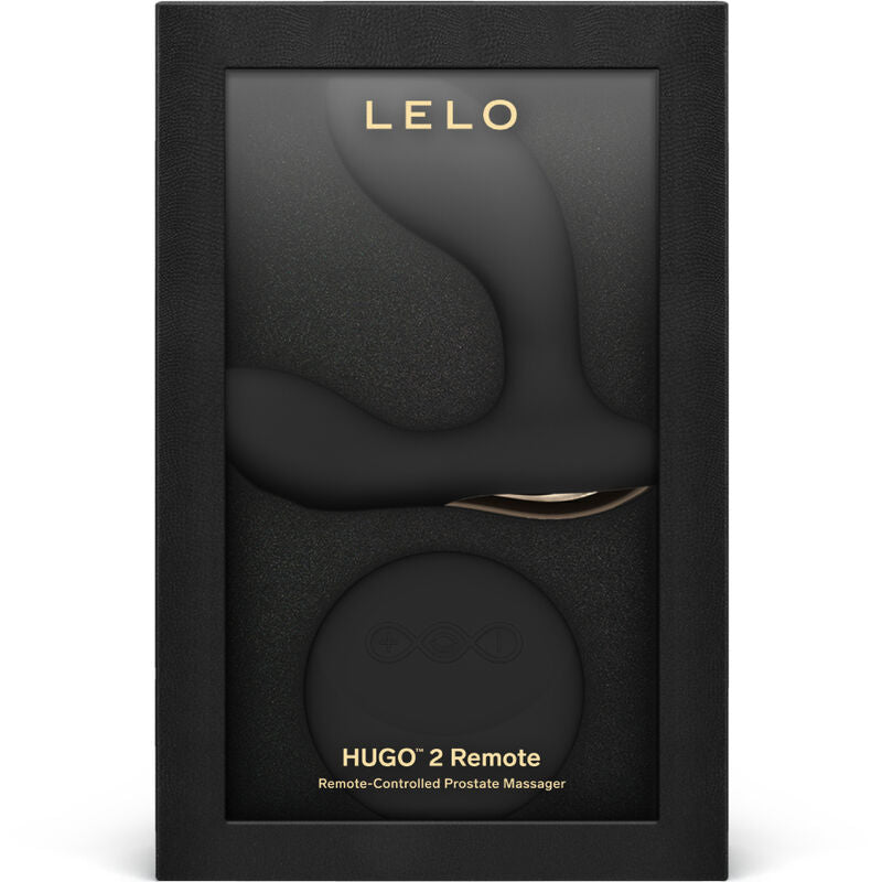 LELO Hugo 2 Massaggiatore con telecomando verde – Giocattolo in silicone medico dal design elegante