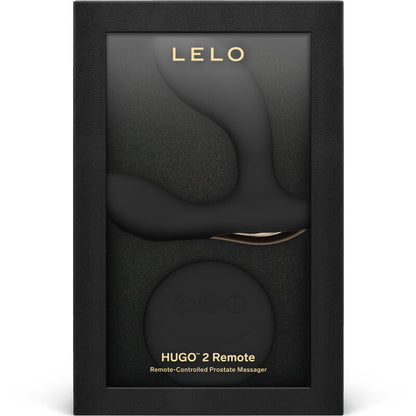 LELO Hugo 2 Massaggiatore con telecomando verde – Giocattolo in silicone medico dal design elegante