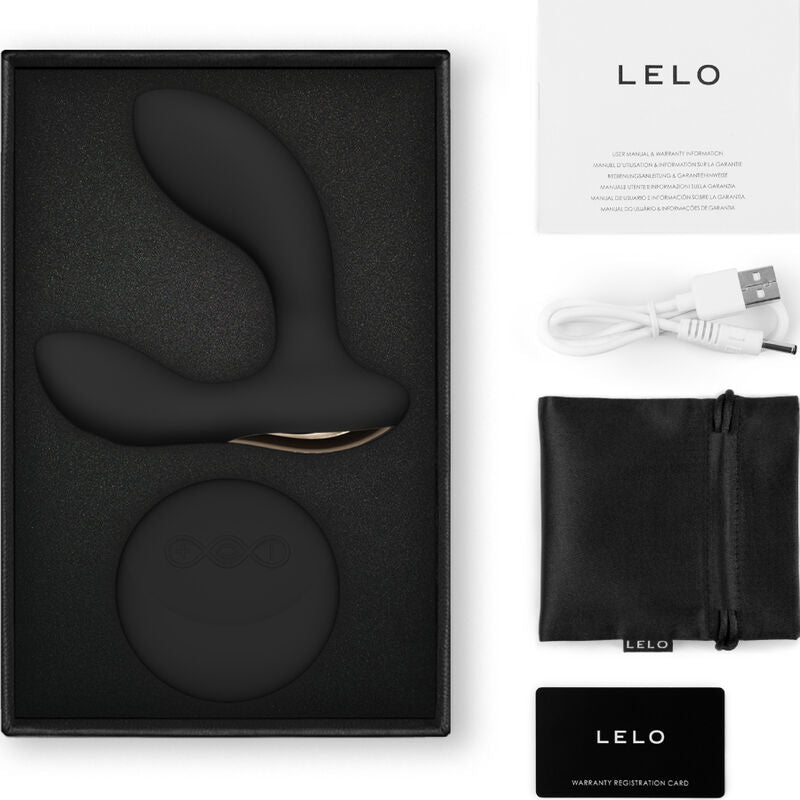 LELO Hugo 2 Massaggiatore con telecomando verde – Giocattolo in silicone medico dal design elegante