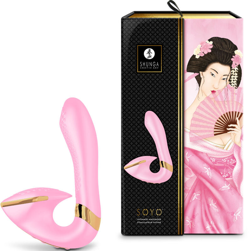Massaggiatore intimo SHUNGA Soyo Rosa – Massaggiatore dal design elegante e sofisticato