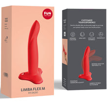 Comprar FUN FACTORY Limba Consolador Flexible Rojo Talla M – Diseño Ergonómico Para Estimulación Precisa-Noxtic