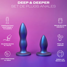 Set di plug anali DUREX Deep &amp; Deeper – Giocattolo sessuale per principianti con design affidabile