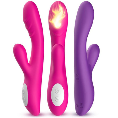 Vibratore ARMONY Spark Fuchsia – Vibratore ricaricabile con effetto calore per un piacere intenso