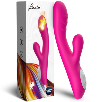 Vibratore ARMONY Spark Fuchsia – Vibratore ricaricabile con effetto calore per un piacere intenso