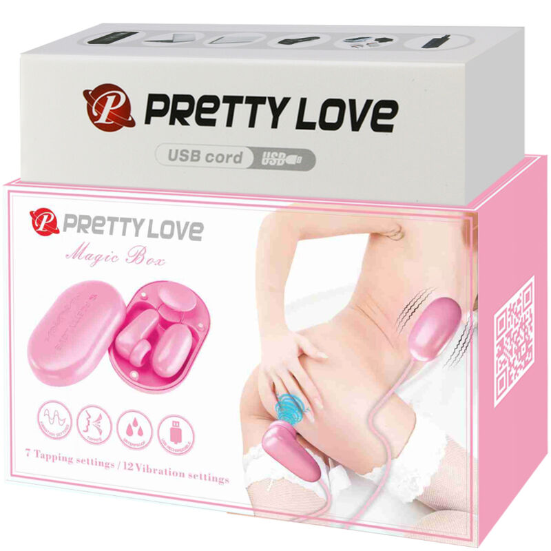 Pretty Love Magic Box Bullet Vibrator – Vibratore ricaricabile con molteplici modalità di stimolazione