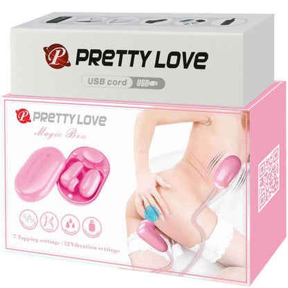 Pretty Love Magic Box Bullet Vibrator – Vibratore ricaricabile con molteplici modalità di stimolazione