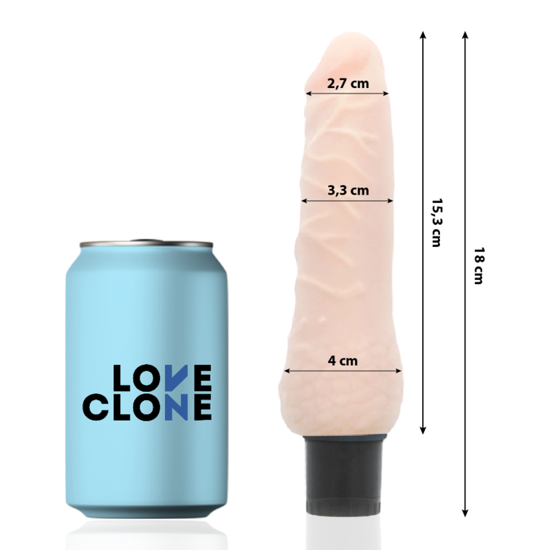 Comprar LOVECLONE SVEN Vibrador Realista – Tecnología De Lubricación Automática Con Tacto Suave-Noxtic