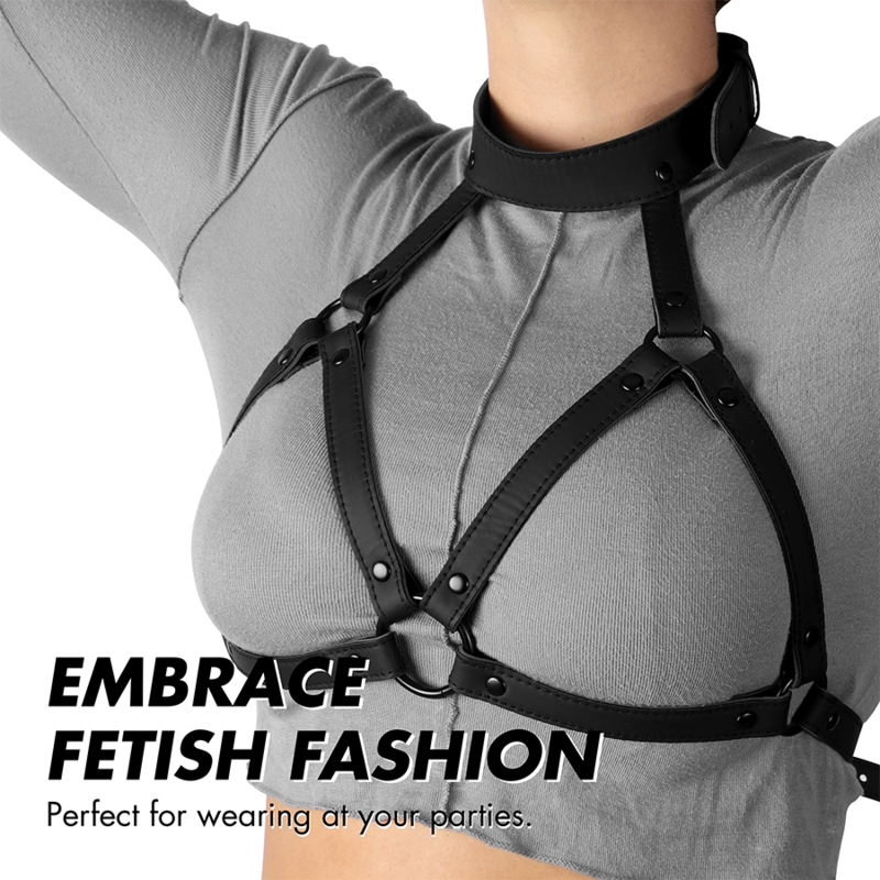 FETISH Submissive Arnés Ajustable Para Pecho – Diseño Elegante Con Comodidad Y Libertad Sensorial