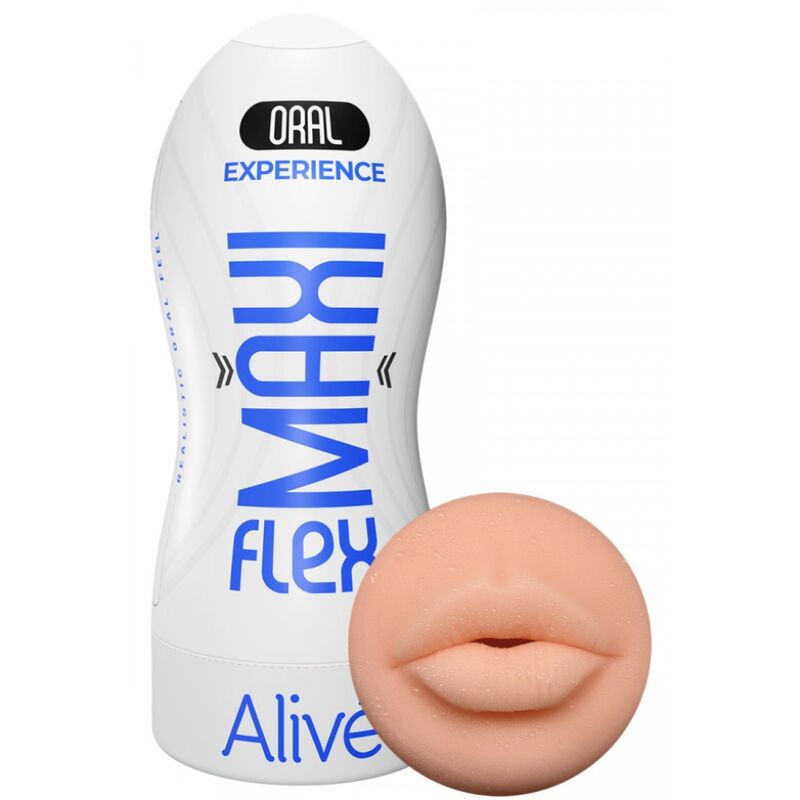 ALIVE Maxi Flex Talla L – Masturbador Con Diseño Realista Para Placer Sensorial