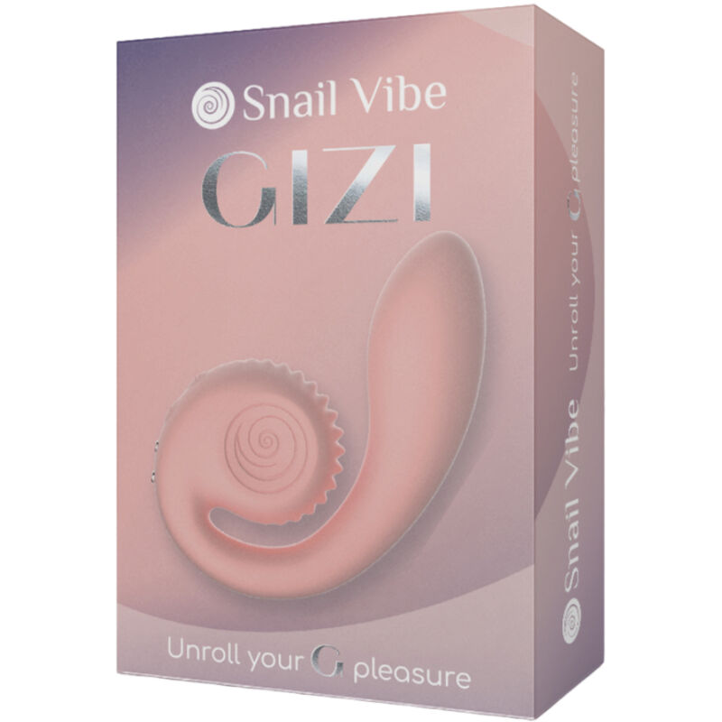 Snail Vibe Gizi Dual Stimulator Rosa – Stimolatore dal Design Ergonomico e Curvo