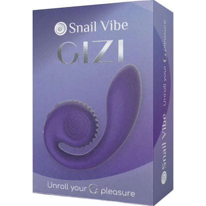 Snail Vibe Gizi Dual Stimulator Rosa – Stimolatore dal Design Ergonomico e Curvo