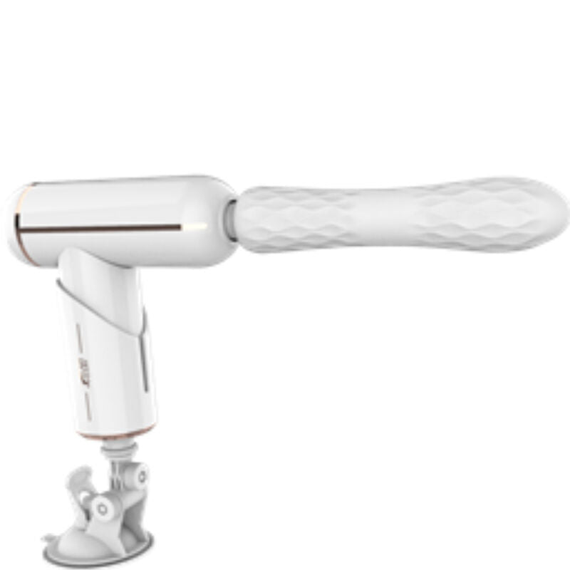 Comprar ARMONY FKING MACHINE Blanco – Vibrador Ajustable Con Diseño Ergonómico Y Función Automática-Noxtic