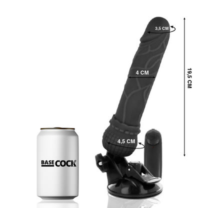 Vibratore realistico Basecock con telecomando 19,5 cm – Design ergonomico per un piacere personalizzabile