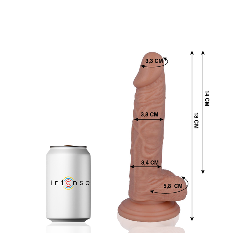 MR Intense 11 Pene Realistico 18 cm – Design Morbido con Sensazione Naturale per un Piacere Autentico