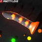 PRETTY LOVE Magical Nightfall Orange – Dildo luminoso in silicone per il divertimento notturno