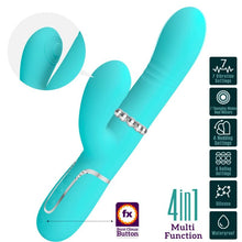 PRETTY LOVE - AQUA GREEN MULTIFUNCTION G-SPOT VIBRATOR