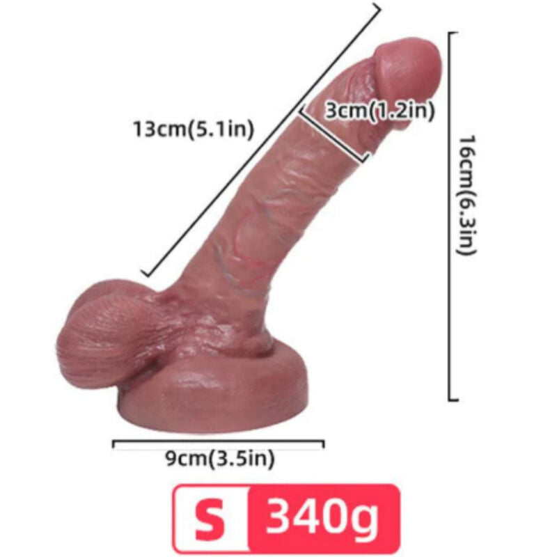 Dildo realistico ARMONY in silicone liquido 13 cm – Design sensuale per l'esplorazione personale