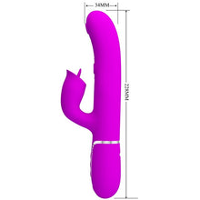 Comprar Pretty Love Vibrador Rabbit Con Licking Fucsia – 7 Modos De Estimulación Para Placer Dual-Noxtic
