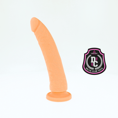 DELTA CLUB Dildo Realistico in Silicone Medico Naturale 17 cm - Materiale Sicuro per un Piacere Affidabile