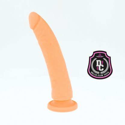 DELTA CLUB Dildo Realistico in Silicone Medico Naturale 20 CM – Esperienza Piacevole con Materiali di Alta Qualità