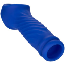 CALEXOTICS - ADMIRAL WAVE LIQUID SILICONE PENIS SLEEVE BLUE
