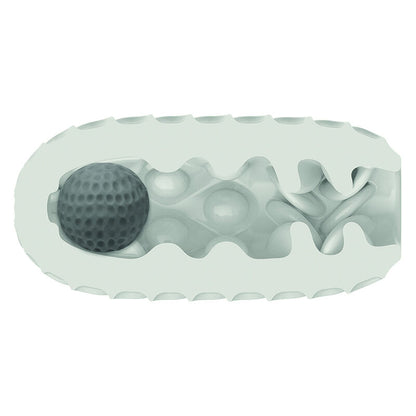 CALEXOTICS Boundless Stroker Soft Reversible Grey – Giocattolo versatile con design morbido per il piacere personale