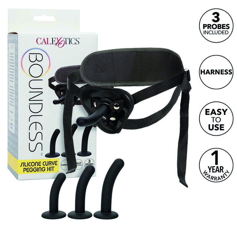 CALEXOTICS - BOUNDLESS CURVED SILICONE HARNESS KIT