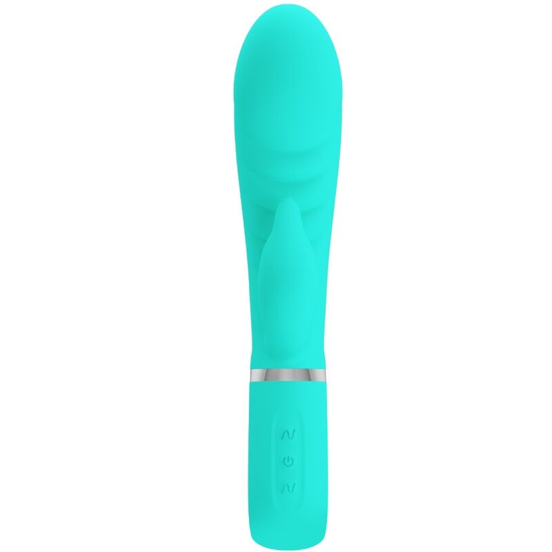 PRETTY LOVE - PRESCOTT MULTIFUNCTIONAL G-SPOT VIBRATOR AQUA GREEN