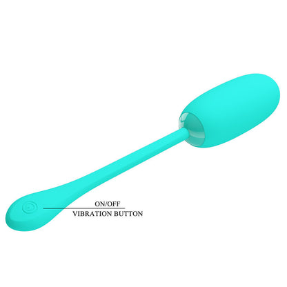 Uovo vibrante Pretty Love Julius Aqua Green – Giocattolo ricaricabile e impermeabile per un'esperienza sensoriale unica