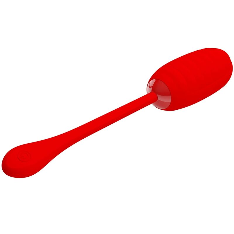 Pretty Love Kirk Uovo Vibrante Ricaricabile Rosso – Stimolazione Discreta con Design Elegante