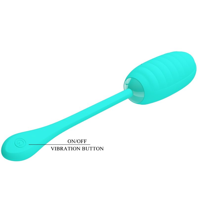Uovo vibrante Pretty Love Kirk Aqua Green – Giocattolo sessuale ricaricabile dal design discreto e versatile