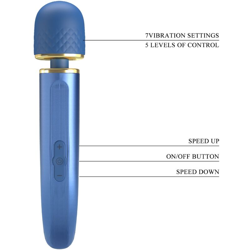 PRETTY LOVE - 7 MODE BLUE VIBRATION MASSAGER