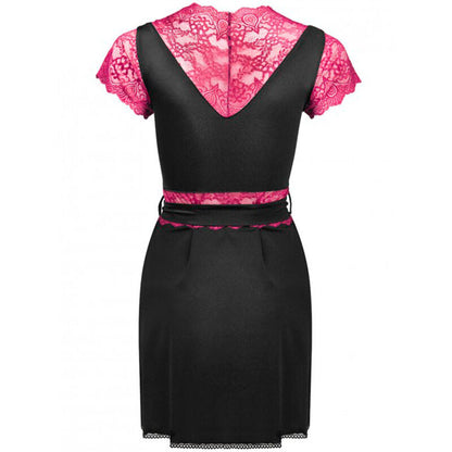 LIVCO CORSETTI FASHION Kumiko LC 90428 Completo Vestaglia e Slip Nero SM – Completo Elegante per il Comfort e lo Stile di Tutti i Giorni