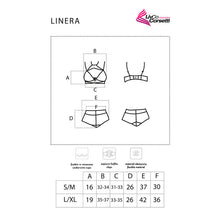 LIVCO CORSETTI FASHION - LINERA FOR THE SENSES COLLECTION BLACK BRA + PANTY
