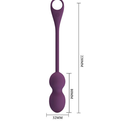Palline di Kegel Pretty Love Elvira Viola – Palline di Kegel telecomandate per il benessere sessuale