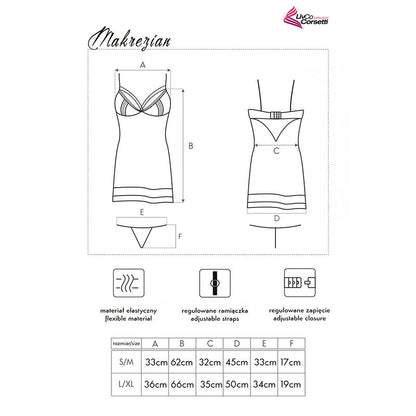 Livco Corsetti Fashion Makrezian LC 90545 Gonna e Slip Nero – Completo Elegante per uno Stile Attraente