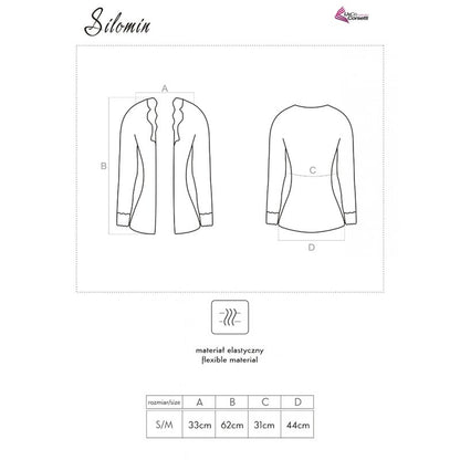 LIVCO Corsetti Fashion Silomin LC 1401 Body Con Bata Negra – Elegancia Y Comodidad Para Una Figura Resaltada