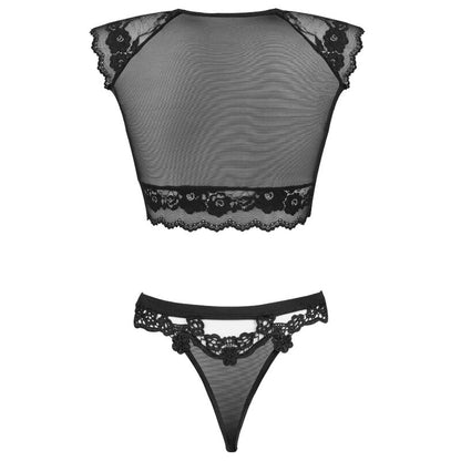 Livco Corsetti Fashion Timosan LC 90631 Completo Reggiseno e Slip Nero – Elegante Completo Intimo con Comfort Superiore