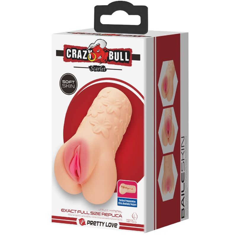 CRAZY BULL Scarlet Masturbador – Diseño Realista Para Placer Sensorial