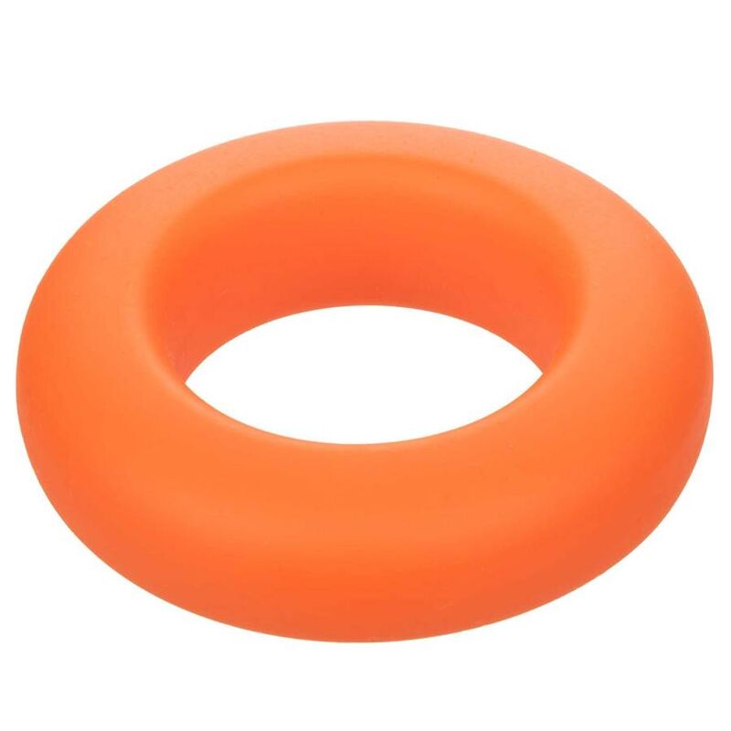 CALEXOTICS Alpha Prolong Ring Large Arancione – Design confortevole per un piacere prolungato