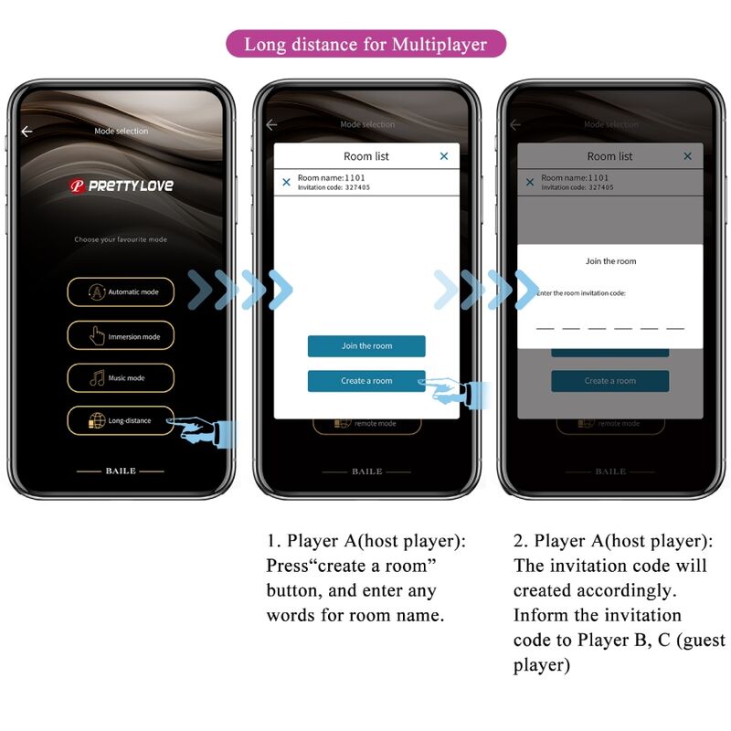 Pretty Love Abner App Lilac – Uovo vibrante compatto con telecomando per un piacere personalizzato