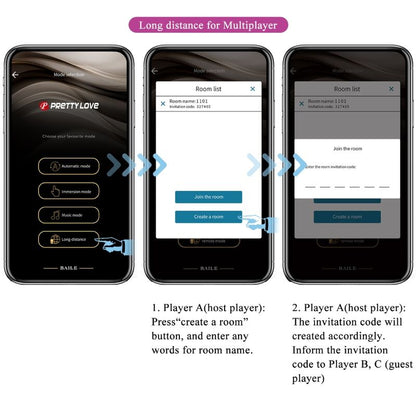 Pretty Love Abner App Lilac – Uovo vibrante compatto con telecomando per un piacere personalizzato