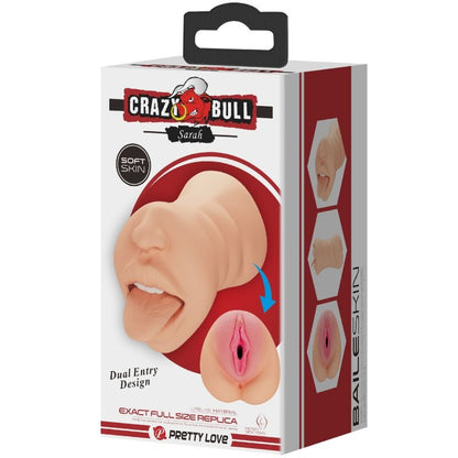 Masturbatore a doppia entrata CRAZY BULL Sarah – Design innovativo per un'esperienza piacevole