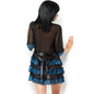 Comprar Chilirose CR 3837 Pegnoir Azul y Negro S/M – Diseño Elegante Con Comodidad Ideal-Noxtic