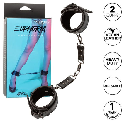 CALEXOTICS Euphoria Ankle Cuffs – Accessorio elegante per l'esplorazione sensoriale
