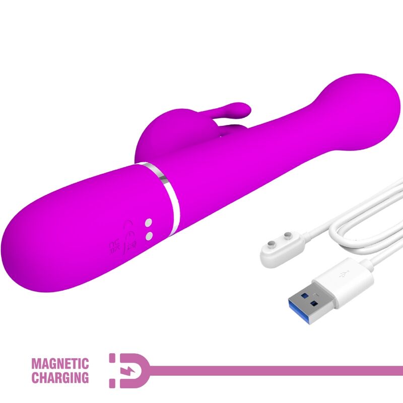 Comprar Pretty Love Dejon Vibrador Rabbit 3 En 1 – Vibrador Multifuncional Con Potentes Motores Gemelos-Noxtic