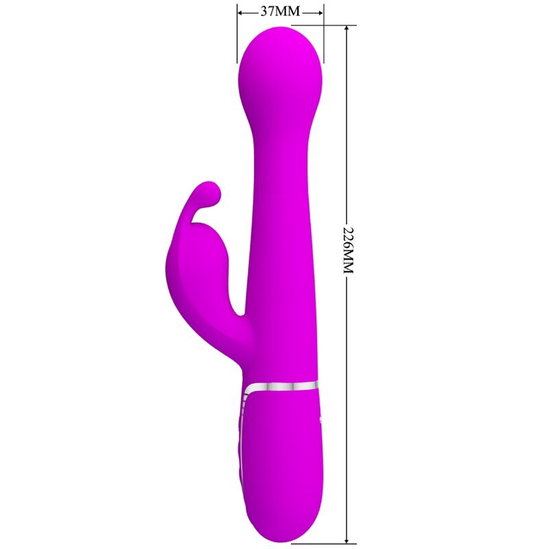 Comprar Pretty Love Dejon Vibrador Rabbit 3 En 1 – Vibrador Multifuncional Con Potentes Motores Gemelos-Noxtic