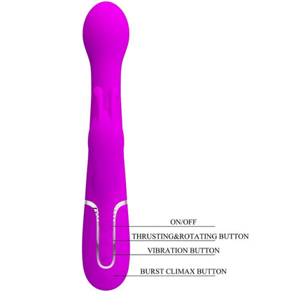Comprar Pretty Love Dejon Vibrador Rabbit 3 En 1 – Vibrador Multifuncional Con Potentes Motores Gemelos-Noxtic