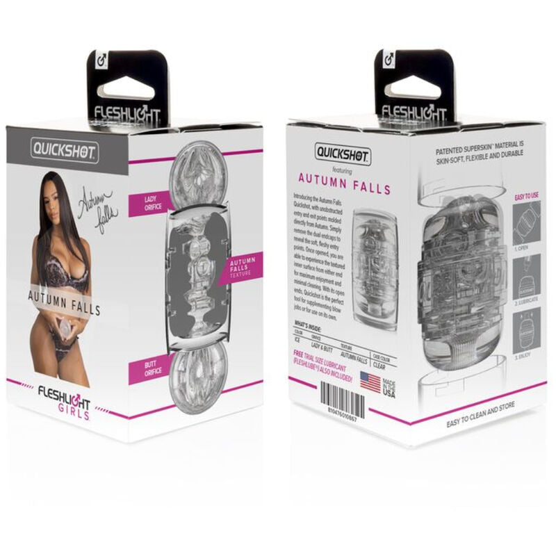 Fleshlight Quickshot Double Autumn Falls – Giocattolo innovativo per una stimolazione sensazionale